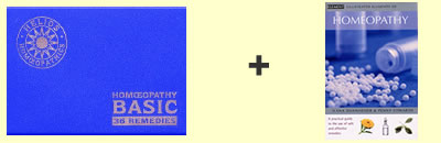 Basic 36 remedy kit and Illustrated Elements of Homeopathy Book