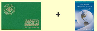 Travel Kit with the Book, The World Travellers Manual of Homeopathy
