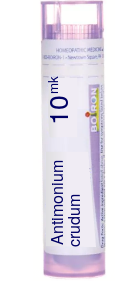 Antimonium Crudum 10M Boiron Pellets 80 pellets