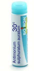 Antimonium Sulphuratum Auratum 30C Boiron Pellets Unit Dose