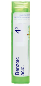 Benzoic Acid. 4X Boiron Pellets 80 pellets