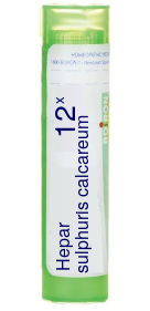Hepar Sulphuris Calcareum 12X Boiron Pellets 80 pellets