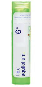 Ilex Aquifolium 6X Boiron Pellets 80 pellets