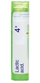 Lactic Acid. 4X Boiron Pellets 80 pellets