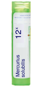 Mercurius Solubilis 12X Boiron Pellets 80 pellets