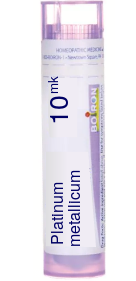 Platinum Metallicum 10M Boiron Pellets 80 pellets