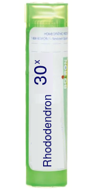 Rhododendron 30X Boiron Pellets 80 pellets