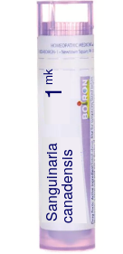 Sanguinaria Canadensis 1M Boiron Pellets 80 pellets