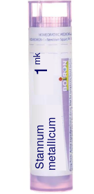 Stannum Metallicum 1M Boiron Pellets 80 pellets