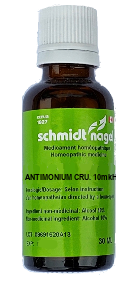 Antimonium Crudum 10M Schmidt-Nagel (Homeodel) Liquid 30ml