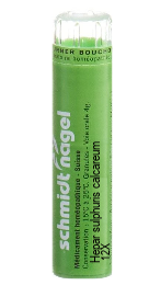Hepar Sulphuris Calcareum 12X Schmidt-Nagel (Homeodel) Pellets 4g