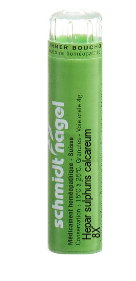 Hepar Sulphuris Calcareum 8X Schmidt-Nagel (Homeodel) Pellets 4g